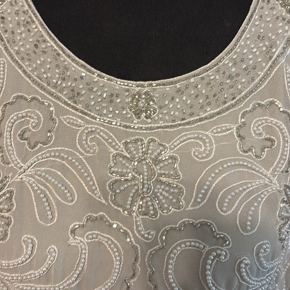 Chic Sleeveless Gray Maxi Dress - Picture 5 of 14